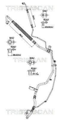 CONDUCTA PRESIUNE VARIABILA AER CONDITIONAT TRISCAN 901028093