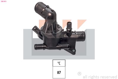 Termostat, środek chłodzący KW 580 951