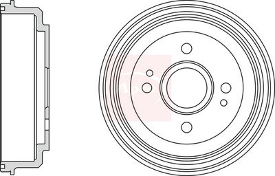 APEC Brake Drum DRM9980