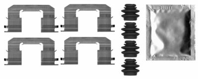 Комплектующие, колодки дискового тормоза MINTEX MBA0006 для HYUNDAI i10