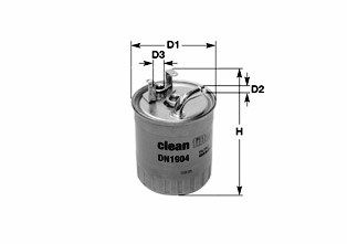 Топливный фильтр CLEAN FILTERS DN1904 для MERCEDES-BENZ A-CLASS
