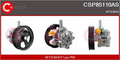 Гидравлический насос, рулевое управление CASCO CSP85110AS для MITSUBISHI OUTLANDER