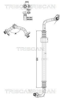CONDUCTA PRESIUNE VARIABILA AER CONDITIONAT TRISCAN 901028006