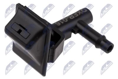 Plovimo skysčio purkštukas, priekinis langas