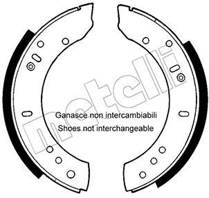 Комплект тормозных колодок METELLI 53-0366 для LAND ROVER 110/127