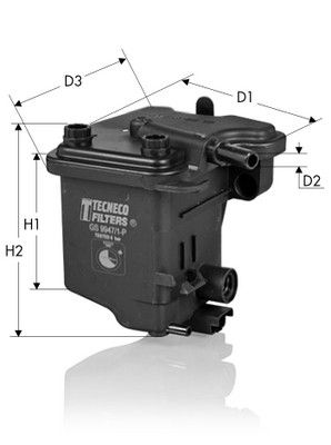 Топливный фильтр TECNECO FILTERS GS9947/1P для MINI MINI COOPER
