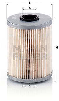 Топливный фильтр MANN-FILTER P 733/1 x для OPEL MOVANO