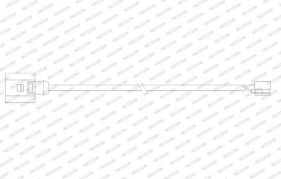 WARNKONTAKT BREMSBELAGVERSCHLEIß FERODO FWI394 1