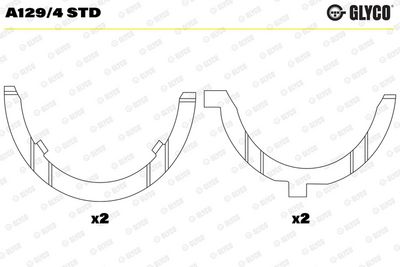 DISTANZSCHEIBE KURBELWELLE GLYCO A1294STD