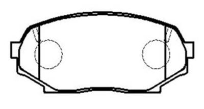 Комплект тормозных колодок, дисковый тормоз HSB GOLD HP8266 для MAZDA MX-5
