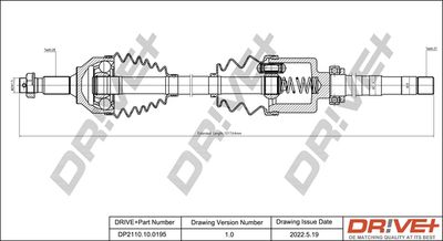 Drivaxel Dr!ve+ DP2110.10.0195