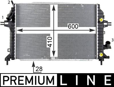 Radiateur - CR1857000P - MAHLE