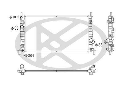Radiator, racire motor Koyorad PL061816
