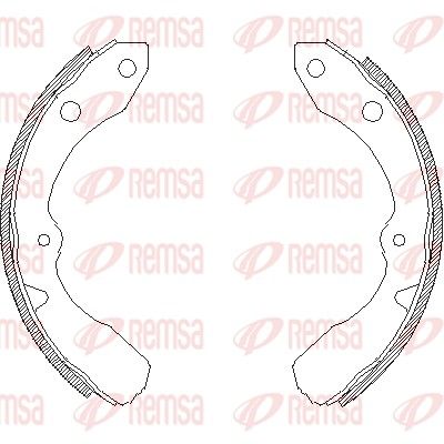 Brzdové pakny REMSA 4359.00