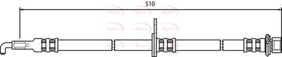 Brake Hose APEC HOS3745