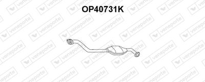 VENEPORTE OP40731K Каталізатор  для OPEL OMEGA (Опель Омега)