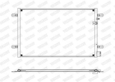 KONDENSATOR KLIMAANLAGE WALKER WCD00114 7