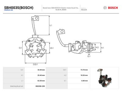 Hiilipidike AS-PL SBH0035(BOSCH)