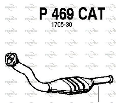 Катализатор FENNO P469CAT для PEUGEOT 405