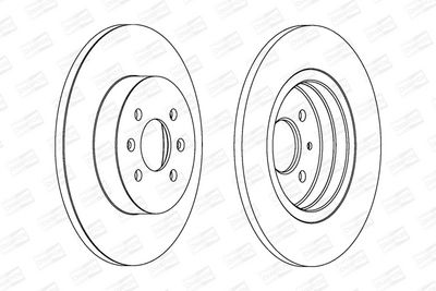 BREMSSCHEIBE CHAMPION 562201CH 1
