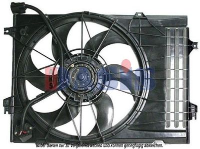 Вентилятор, охлаждение двигателя AKS DASIS 568020N для HYUNDAI TUCSON