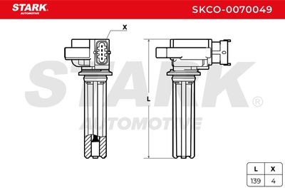 запалителна бобина STARK SKCO-0070049