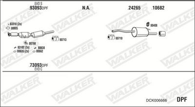 SISTEM DE ESAPAMENT WALKER DCK006666