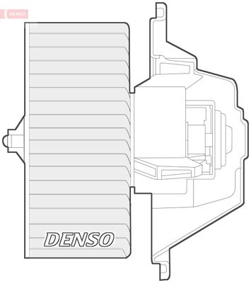 DENSO DEA09004 Вентилятор салона  для FIAT PUNTO (Фиат Пунто)