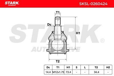 Шарнири STARK SKSL-0260424