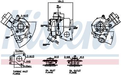 COMPRESOR SISTEM DE SUPRAALIMENTARE NISSENS 93536 4