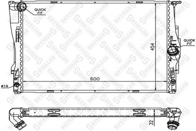 STELLOX 10-25581-SX Крышка радиатора  для BMW Z4 (Бмв З4)
