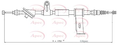 Cable Pull, parking brake APEC CAB1031