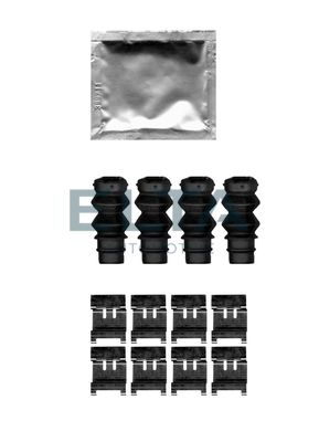 Комплектующие, колодки дискового тормоза ELTA AUTOMOTIVE EA8775 для CITROËN SPACETOURER