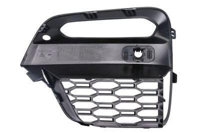 Voorbumper afdekking Voor Rechts (open, met parkeersensor gaten, plastic, black-matt, M-PAKIET) past: BMW X3 G01, X4 G02 10.17-07.21