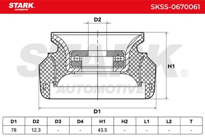 тампон на макферсън STARK SKSS-0670061