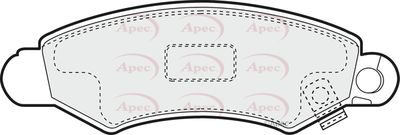 Brake Pad Set APEC PAD1094