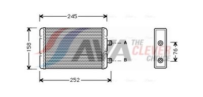 SCHIMBăTOR DE CăLDURă îNCăLZIRE HABITACLU