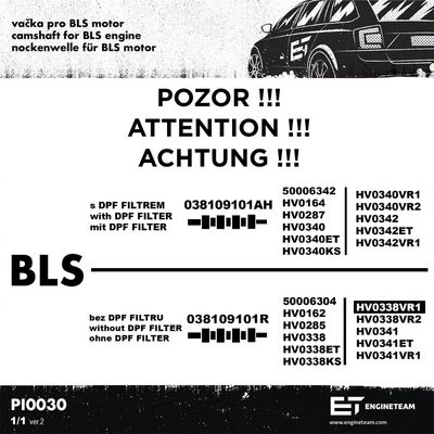 SET AX CU CAME ET ENGINETEAM HV0338VR1 8