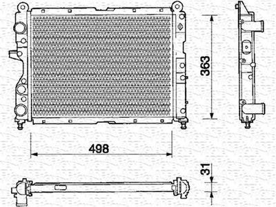MAGNETI MARELLI 350213106000 Крышка радиатора  для ALFA ROMEO 155 (Альфа-ромео 155)