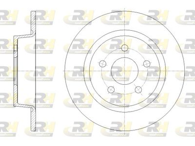 спирачен диск ROADHOUSE 62520.00