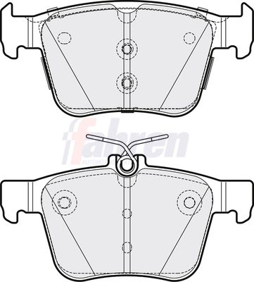 Fahren Brake Pad Set, disc brake FBP3831