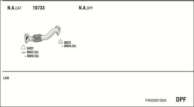 SISTEM DE ESAPAMENT WALKER FIK009130A