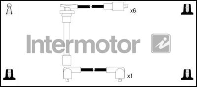 Комплект проводов зажигания INTERMOTOR 83050 для JAGUAR XJSC