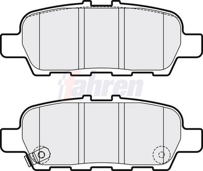 Fahren Brake Pad Set, disc brake FBP3816