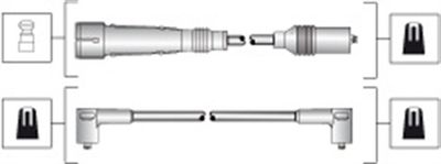Комплект проводов зажигания MAGNETI MARELLI 941318111283 для VW TRANSPORTER