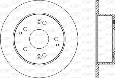 OPEN PARTS BDR2038.10 Тормозные диски  для HONDA ACCORD (Хонда Аккорд)