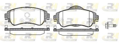 Комплект тормозных колодок, дисковый тормоз ROADHOUSE 21464.08 для CITROËN DS4