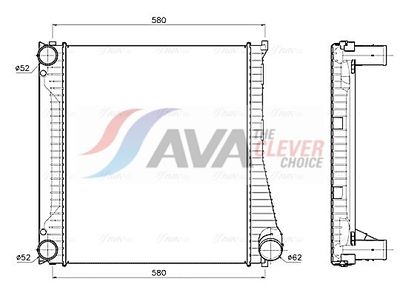 LADELUFTKüHLER AVA Clever Choice AU4353