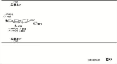 Układ wydechowy WALKER DCK058608