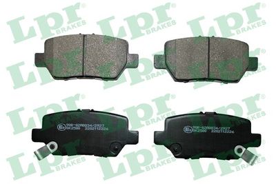 Комплект тормозных колодок, дисковый тормоз LPR 05P2226 для ACURA RL